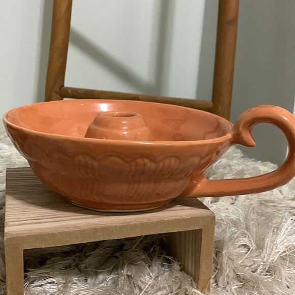 Shawnee Pottery Candleholders Vintage Pair - Picture 10 of 16